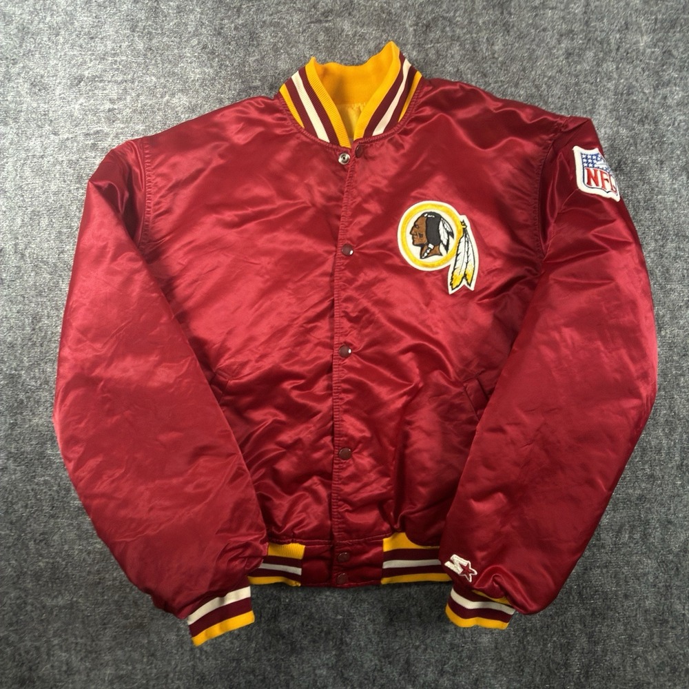 Vintage Washington Redskins Proline Starter Bomber Satin Jacket XL